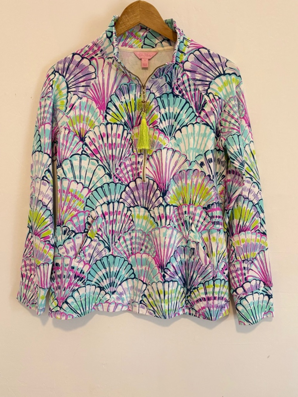 Lilly Pulitzer Multicolor Shell-Print Popover